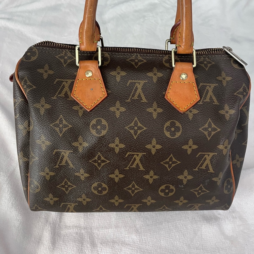Louis Vuitton Brown Monogram Satchel - Picture 5 of 11